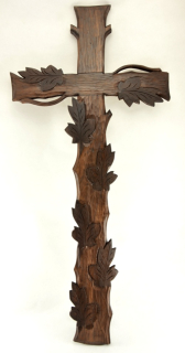 Kříž selský "obrašený" - 70 cm